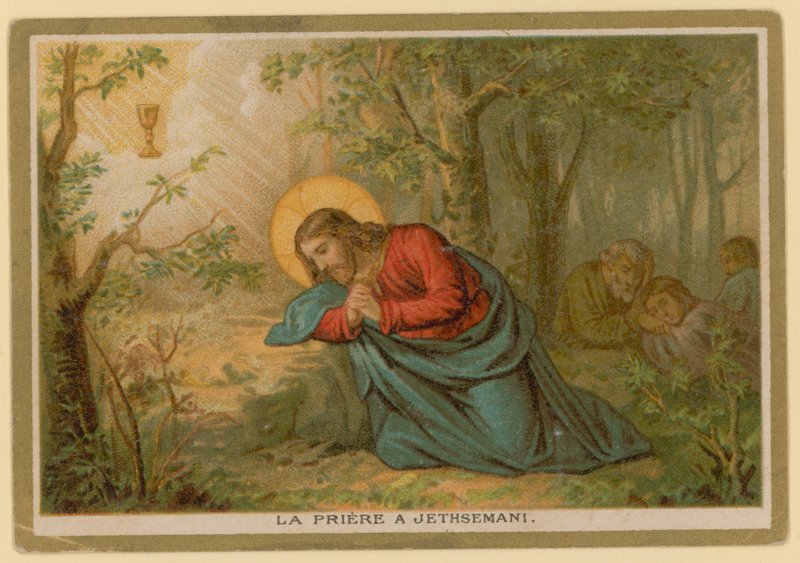Episode i Jesu Kristi liv (chromolitho) af French School