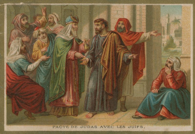 Episode i Jesu Kristi liv (chromolitho) af French School