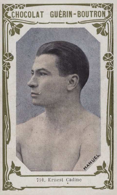 Ernest Cadine (farvet foto) af French School