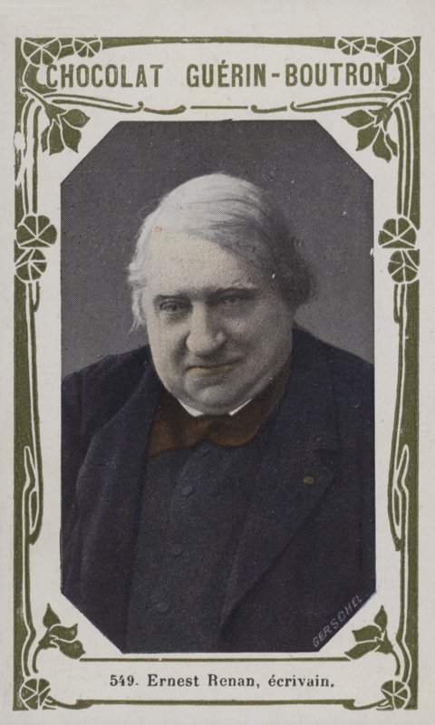 Ernest Renan, ecrivain (farvet foto) af French School