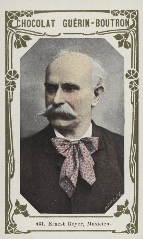 Ernest Reyer, musiker (farvet foto) af French School