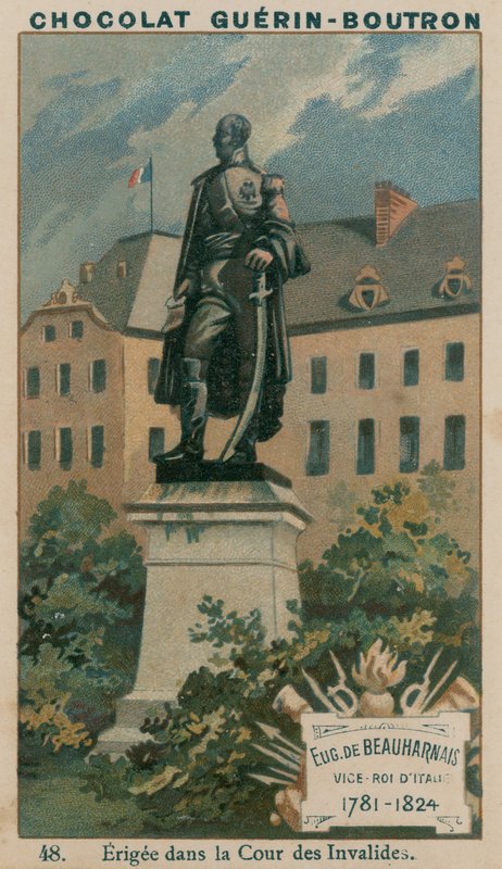 Eug de Beauharnais, vicekonge af Italien, 1781-1824, opført i Cour des Invalides af French School
