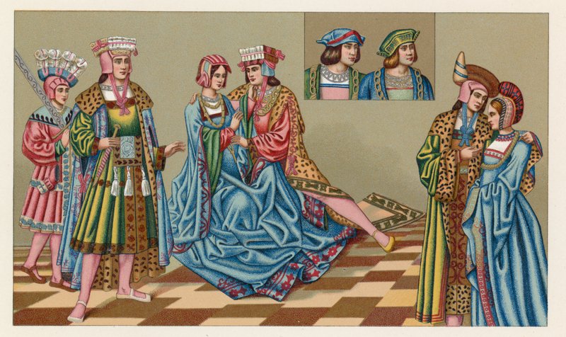 Europa XV-XVIth Cent kostume af French School