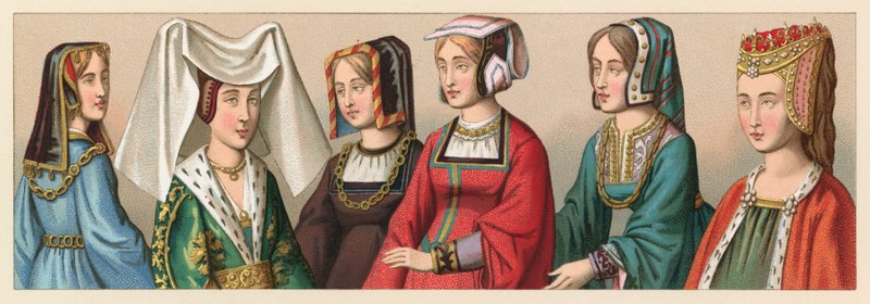 Europa XV-XVIth Cent kostume af French School