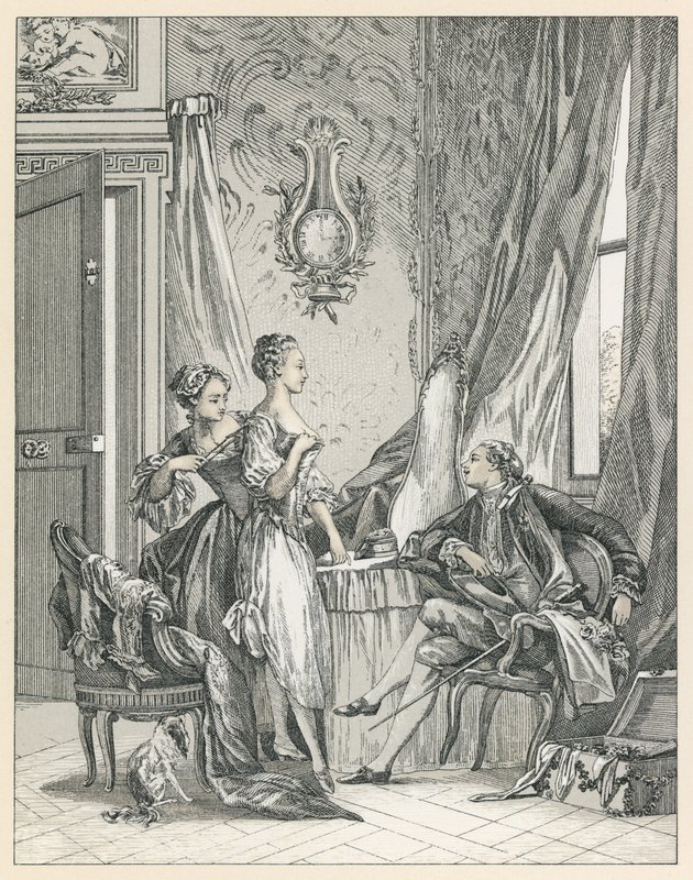 Europa XVIIIth Cent kostume af French School