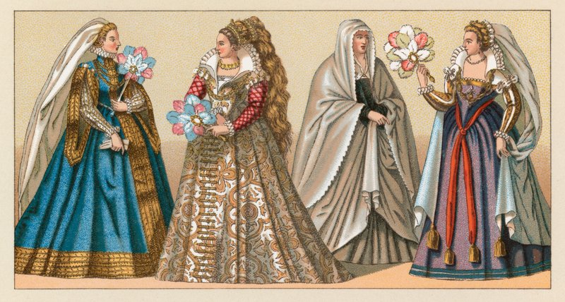 Europa XVIth Cent kostume af French School