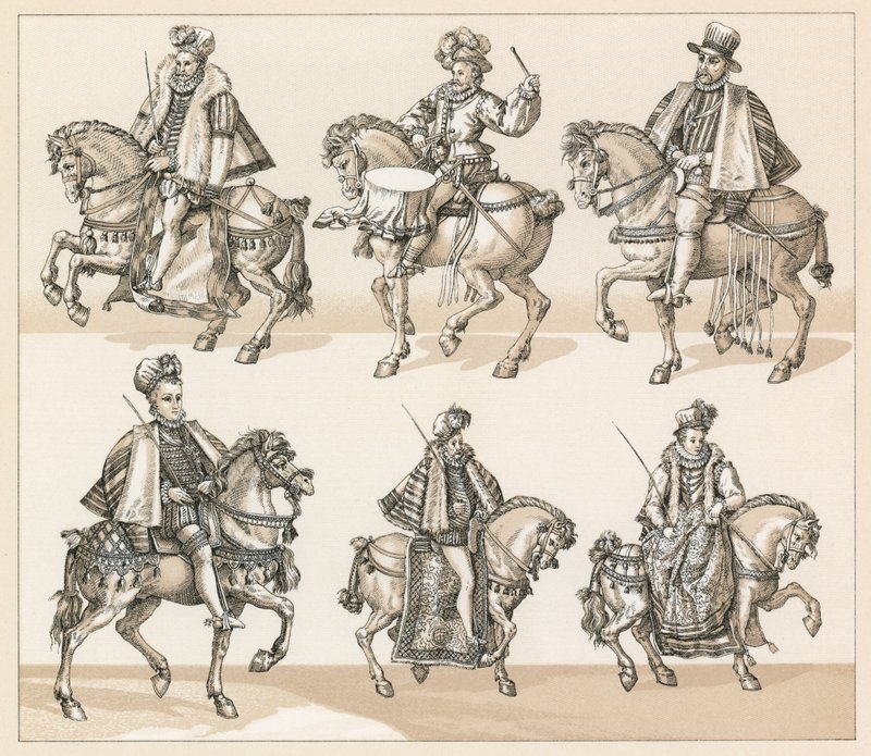 Europa XVIth Cent kostume af French School