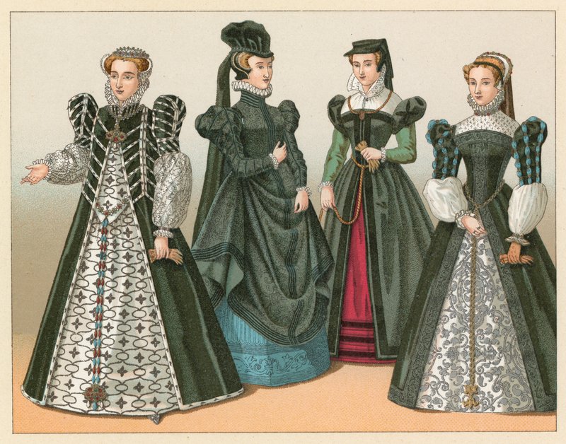 Europa XVIth Cent kostume af French School