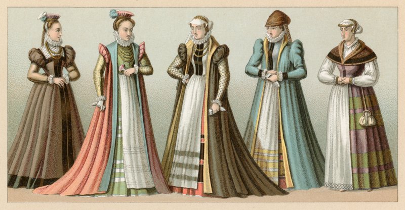 Europa XVIth Cent kostume af French School