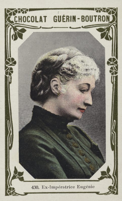 Eks-Imperatrice Eugenie (farvet foto) af French School