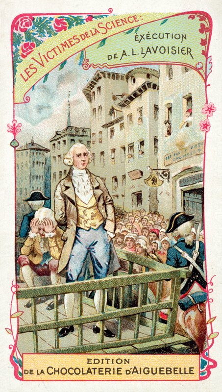 Henrettelse af Antoine Lavoisier, 1794 af French School