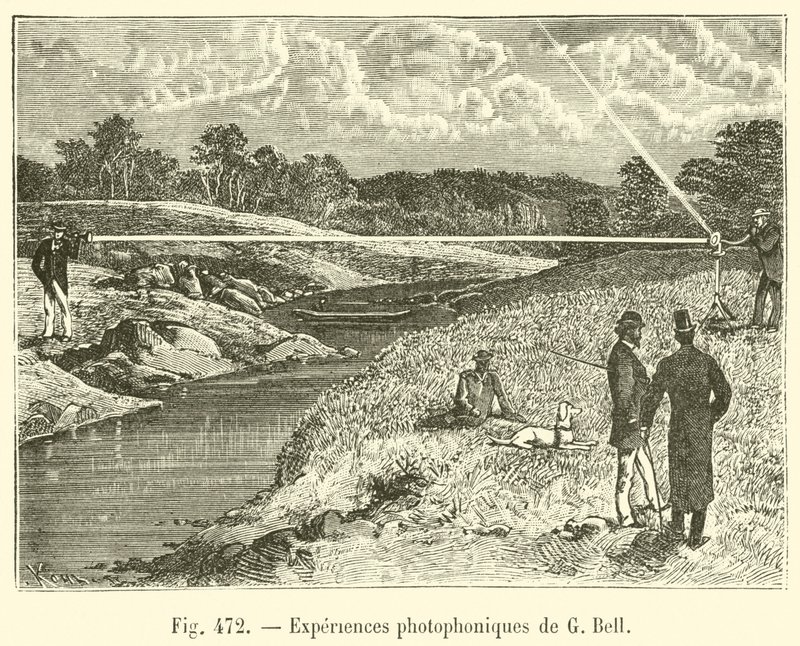 Oplev photophoniques de G Bell (gravering) af French School