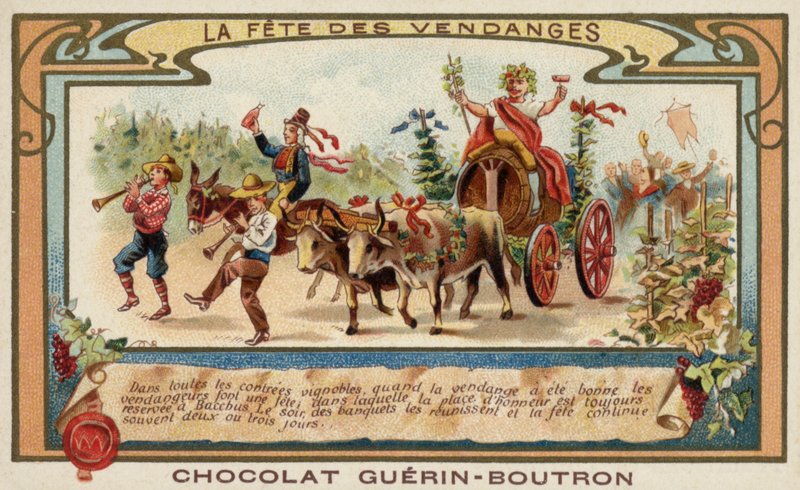 Druehøstfestival (chromolitho) af French School
