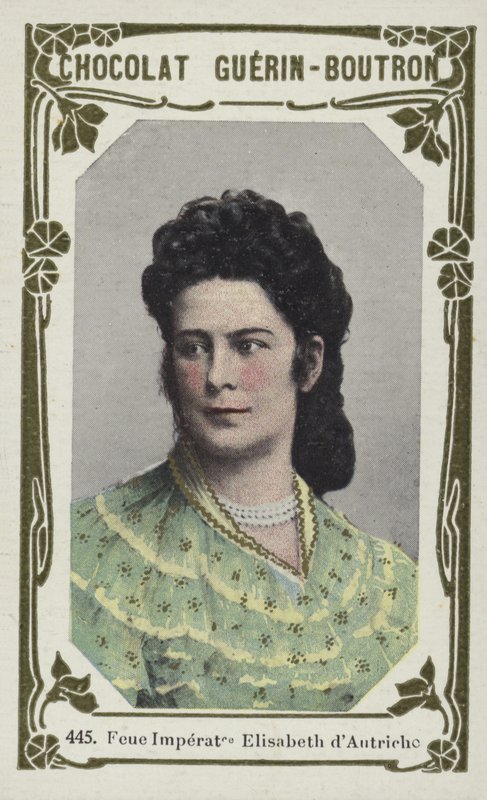 Fekejserinde Elisabeth af Østrig (farvet foto) af French School