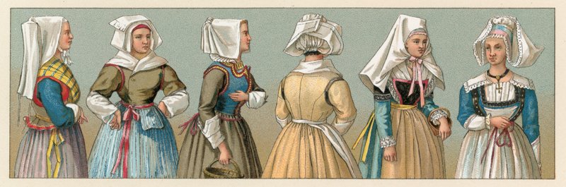 Frankrig kostume af French School
