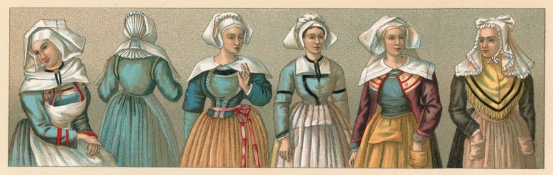 Frankrig kostume af French School