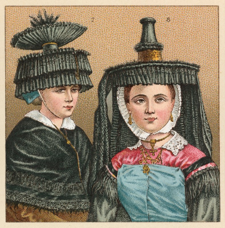 Frankrig XIXth Cent Costume af French School