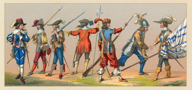 Frankrig XVII-XVIIIth Cent kostume af French School