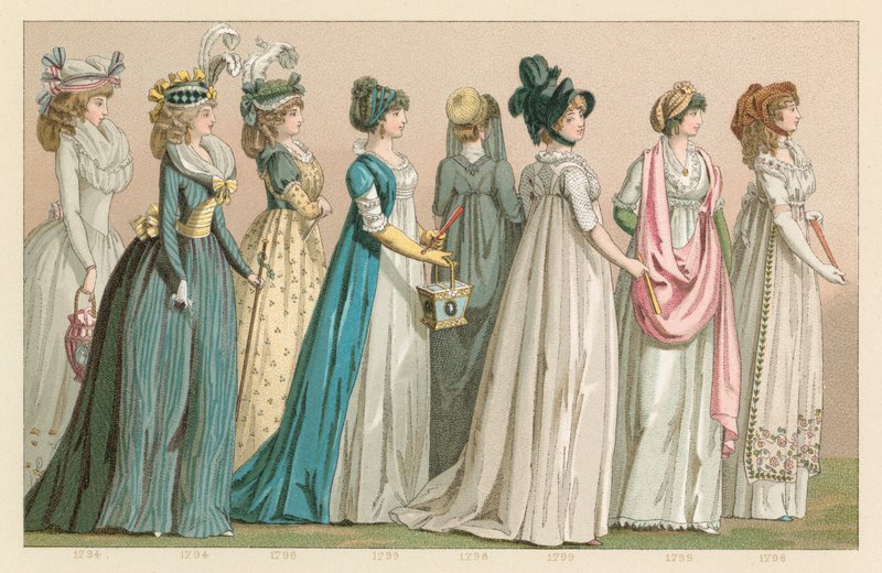 Frankrig XVIIIth Cent kostume af French School