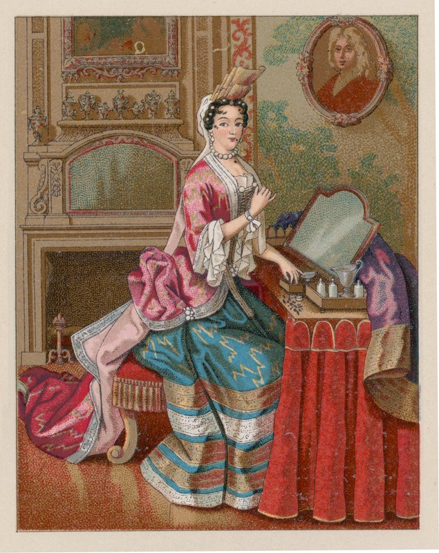 Frankrig XVIIth Cent kostume af French School