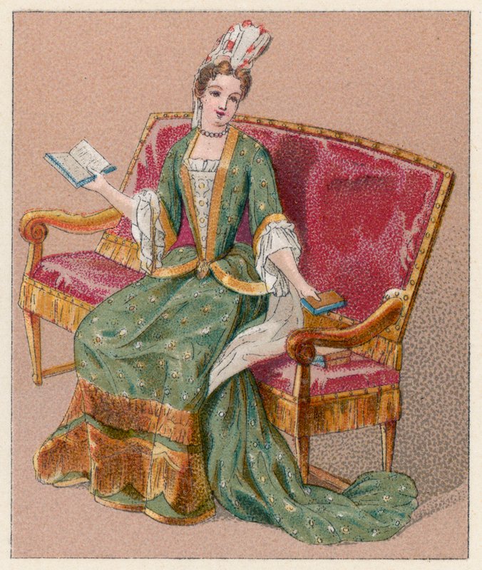 Frankrig XVIIth Cent kostume af French School