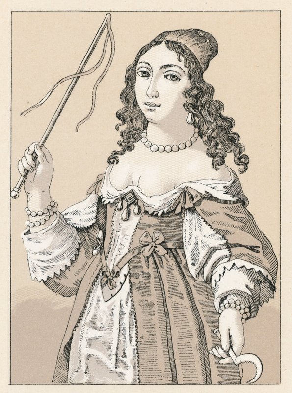 Frankrig XVIIth Cent kostume af French School