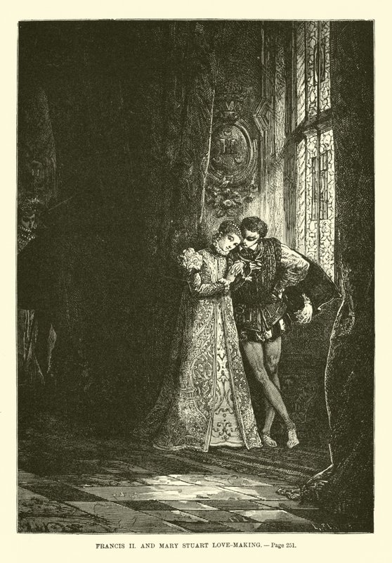 Francis II og Mary Stuart elskov af French School