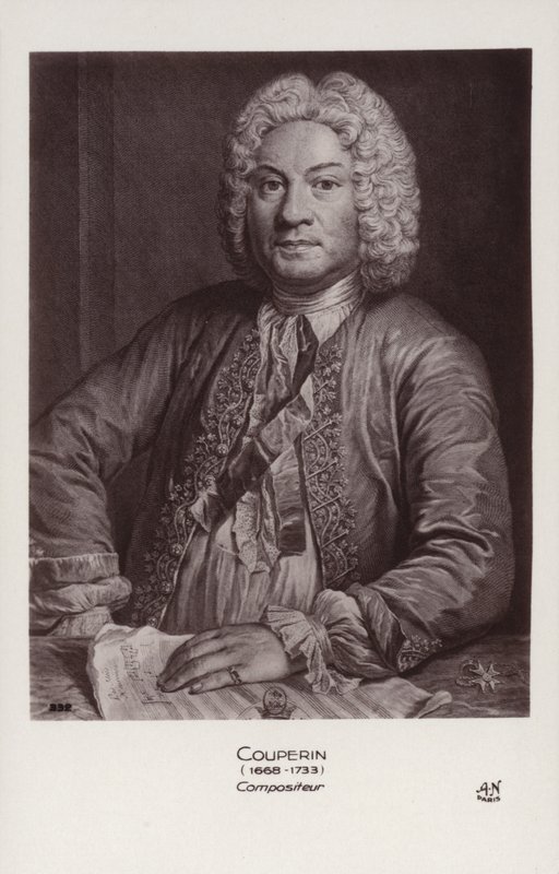 Francois Couperin, fransk barokkomponist, organist og cembalist (1668-1733) af French School