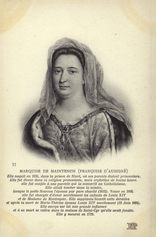 Francoise d Aubigne af French School
