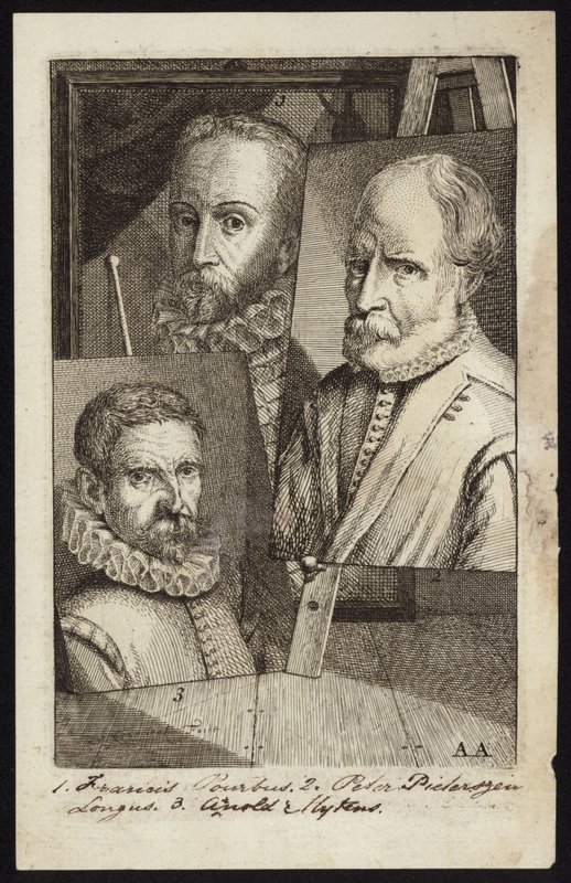 Frans Pourbus, Pieter Pieterszen og Arnold Mytens af French School