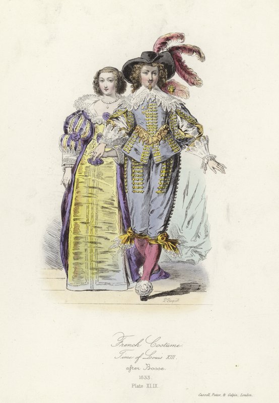 Fransk kostume fra Louis XIII