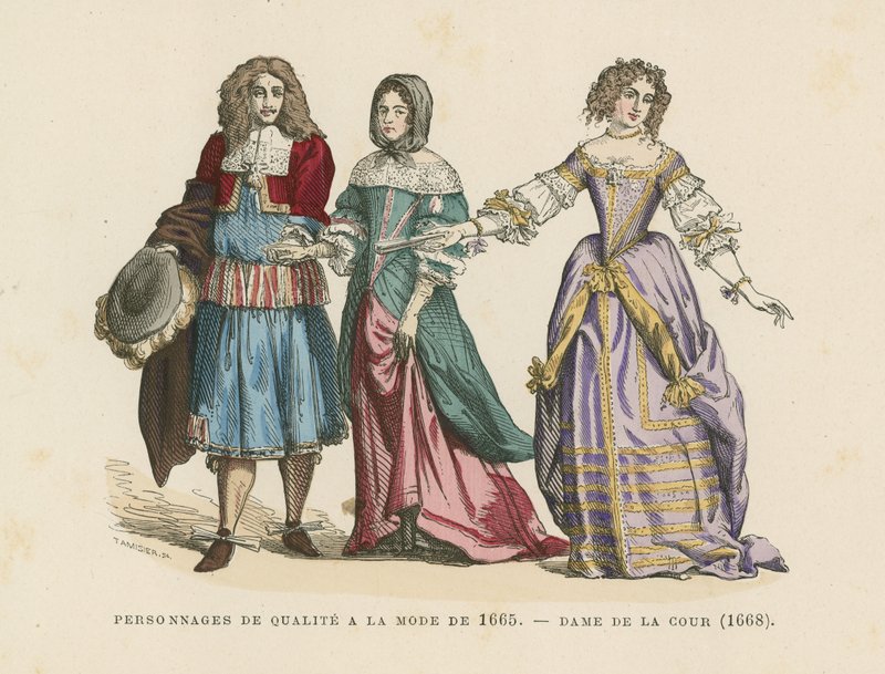 French fashions, 17th Century  af French School
