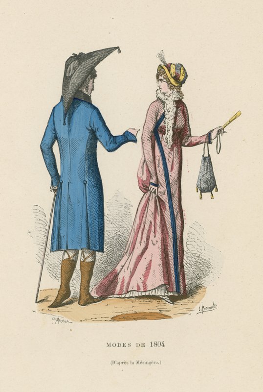 Fransk mode fra 1804 af French School