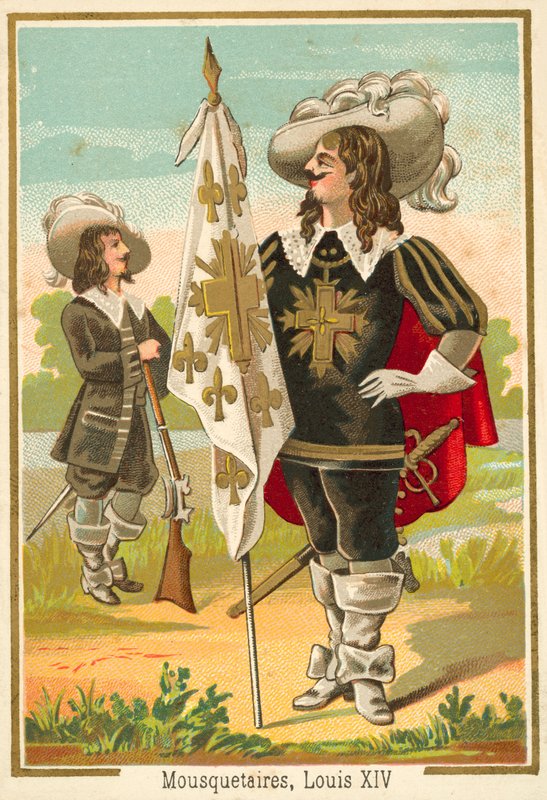 Franske musketerer fra Louis XIV