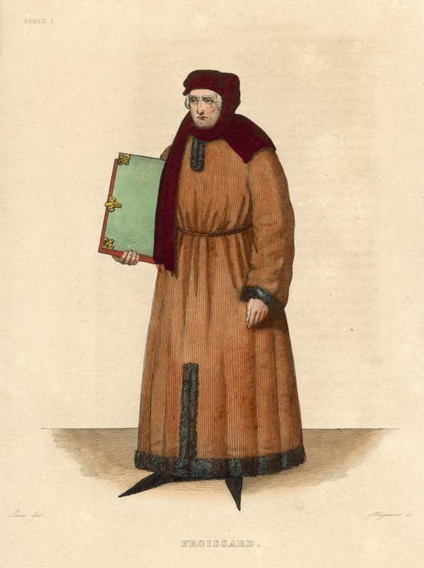 Froissard (farvet gravering) af French School
