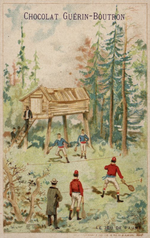 Spil tennis (chromolitho) af French School