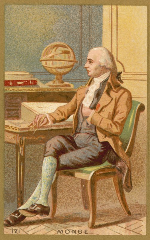 Gaspard Monge, fransk matematiker af French School