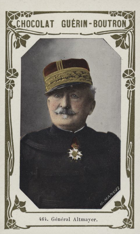 General Altmayer (farvet foto) af French School