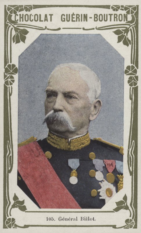 General Billot (farvet foto) af French School