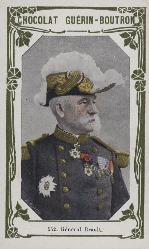 General Brault (farvet foto) af French School