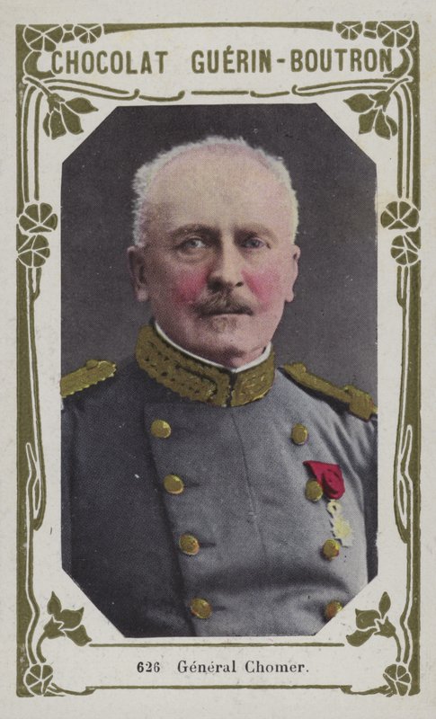 General Chomer (farvet foto) af French School
