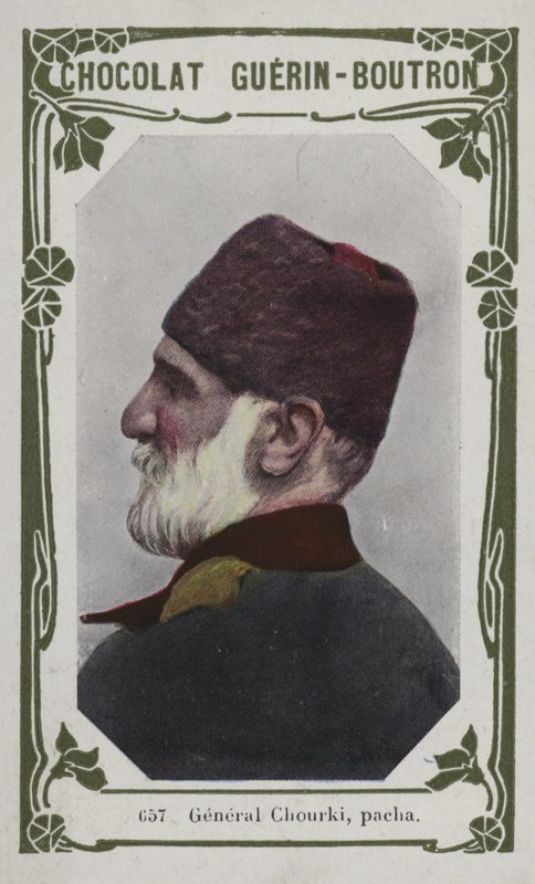 General Chourki, pacha (farvet foto) af French School