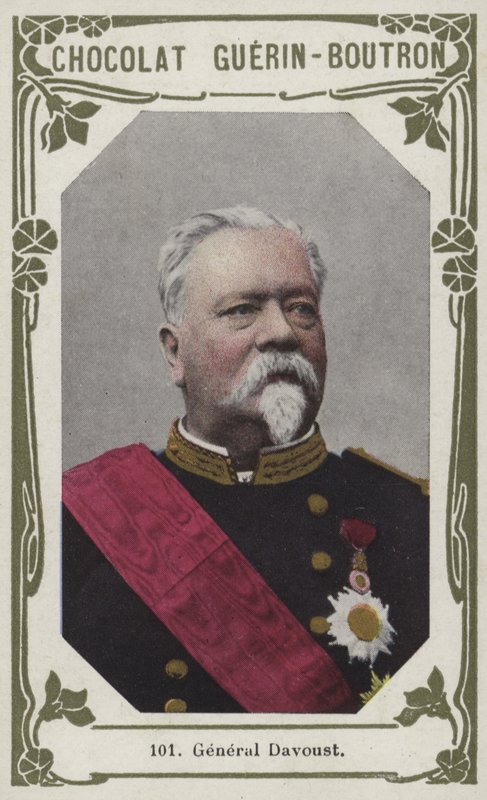 General Davoust (farvet foto) af French School