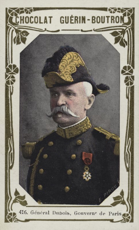 General Dubois, guvernør i Paris (farvet foto) af French School