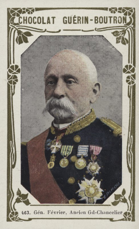 General Fevrier, tidligere storkansler (farvet foto) af French School