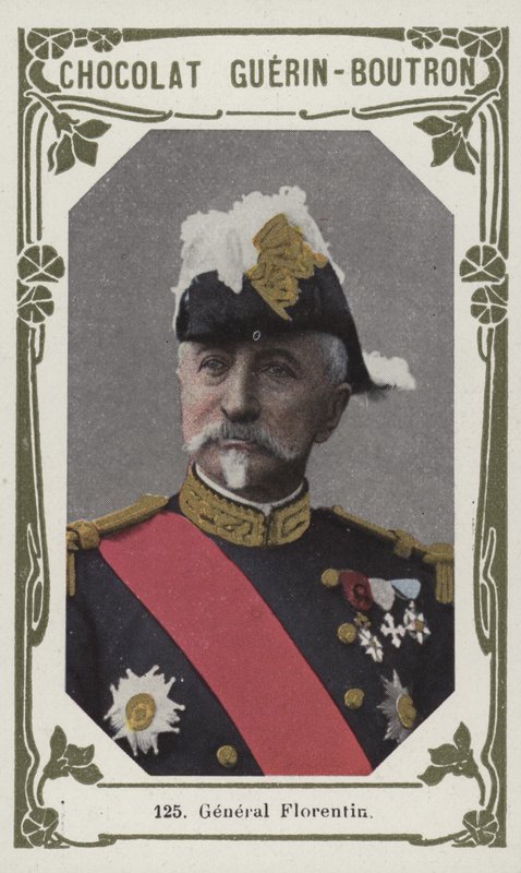 General Florentin (farvet foto) af French School