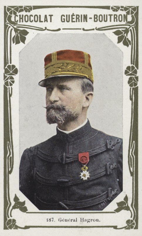 General Hagron (farvet foto) af French School
