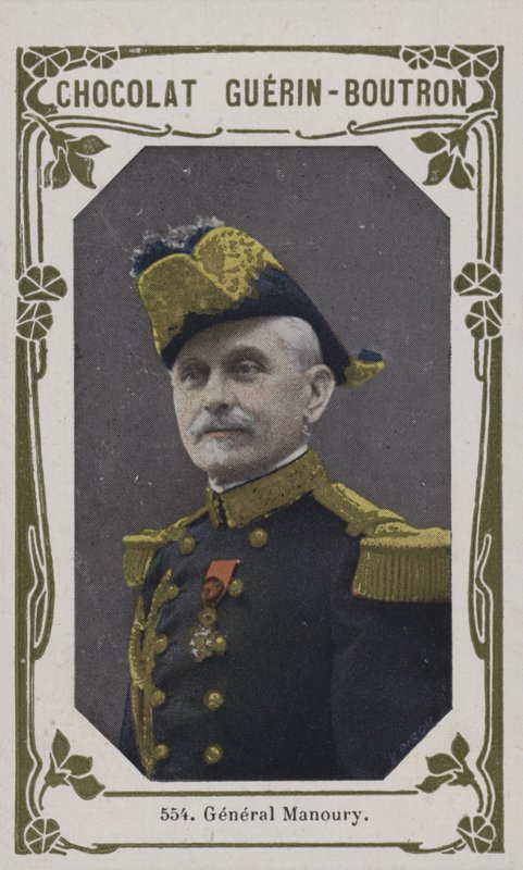 General Manoury (farvet foto) af French School