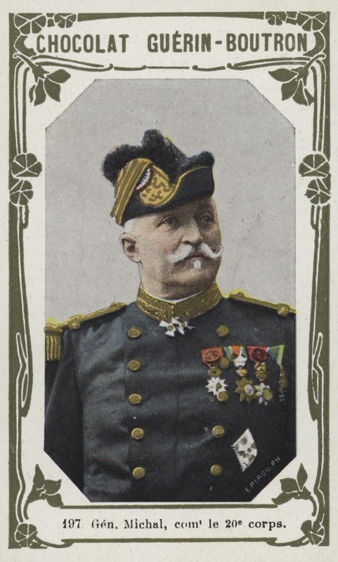 General Michal, der leder det 20. korps (farvet foto) af French School