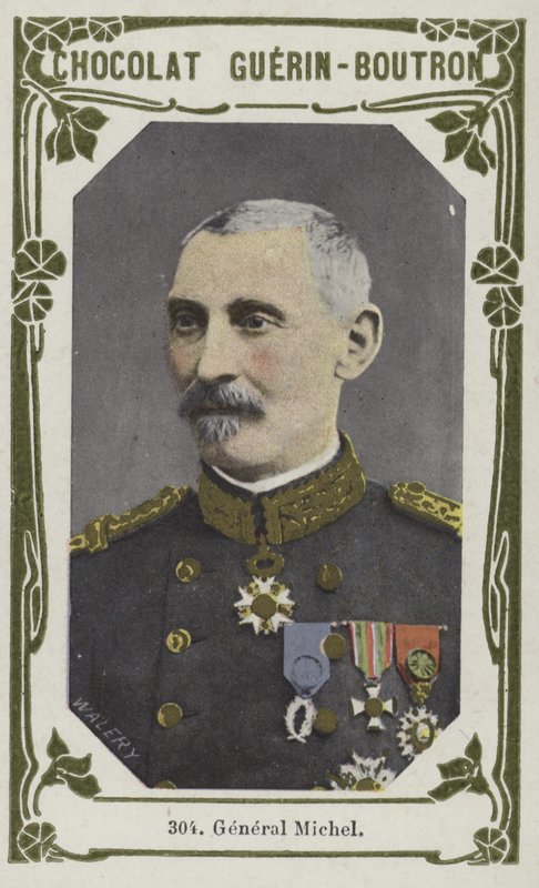 General Michel (farvet foto) af French School